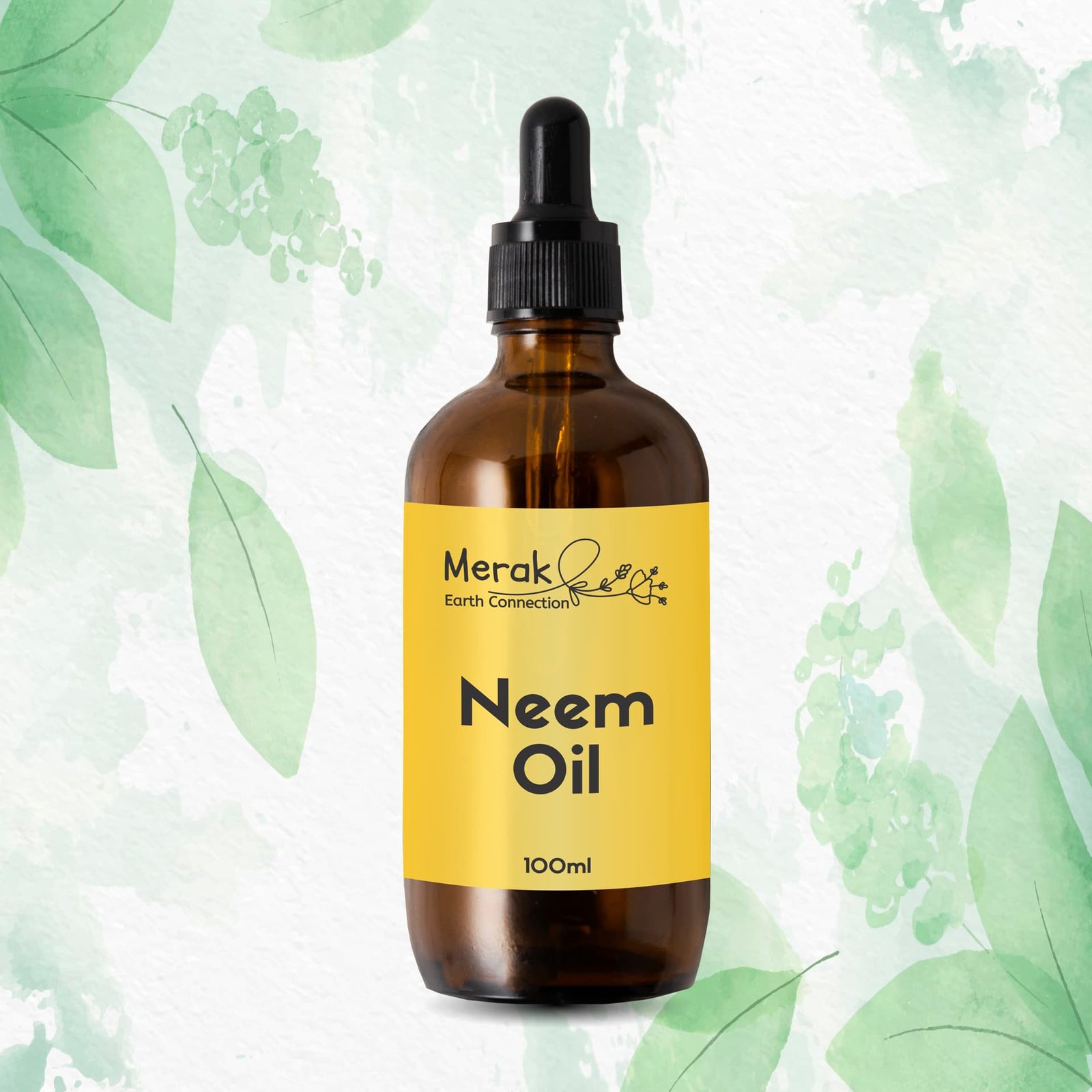 Neem Oil 100ml ( Cold Pressed ) Merak Organics